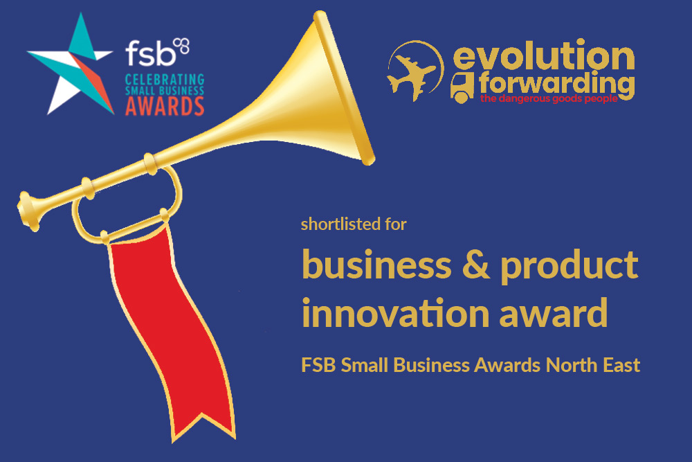 Shortlisted For North East Business Awards, Evolution Forwarding
