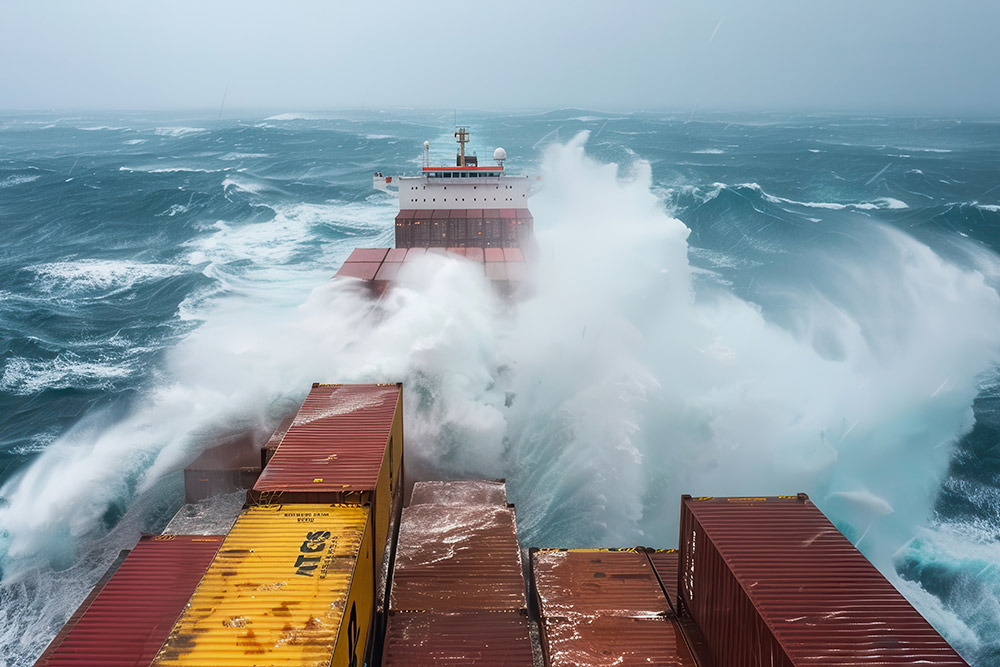 Containership – 70 Containers Lost Or Damaged